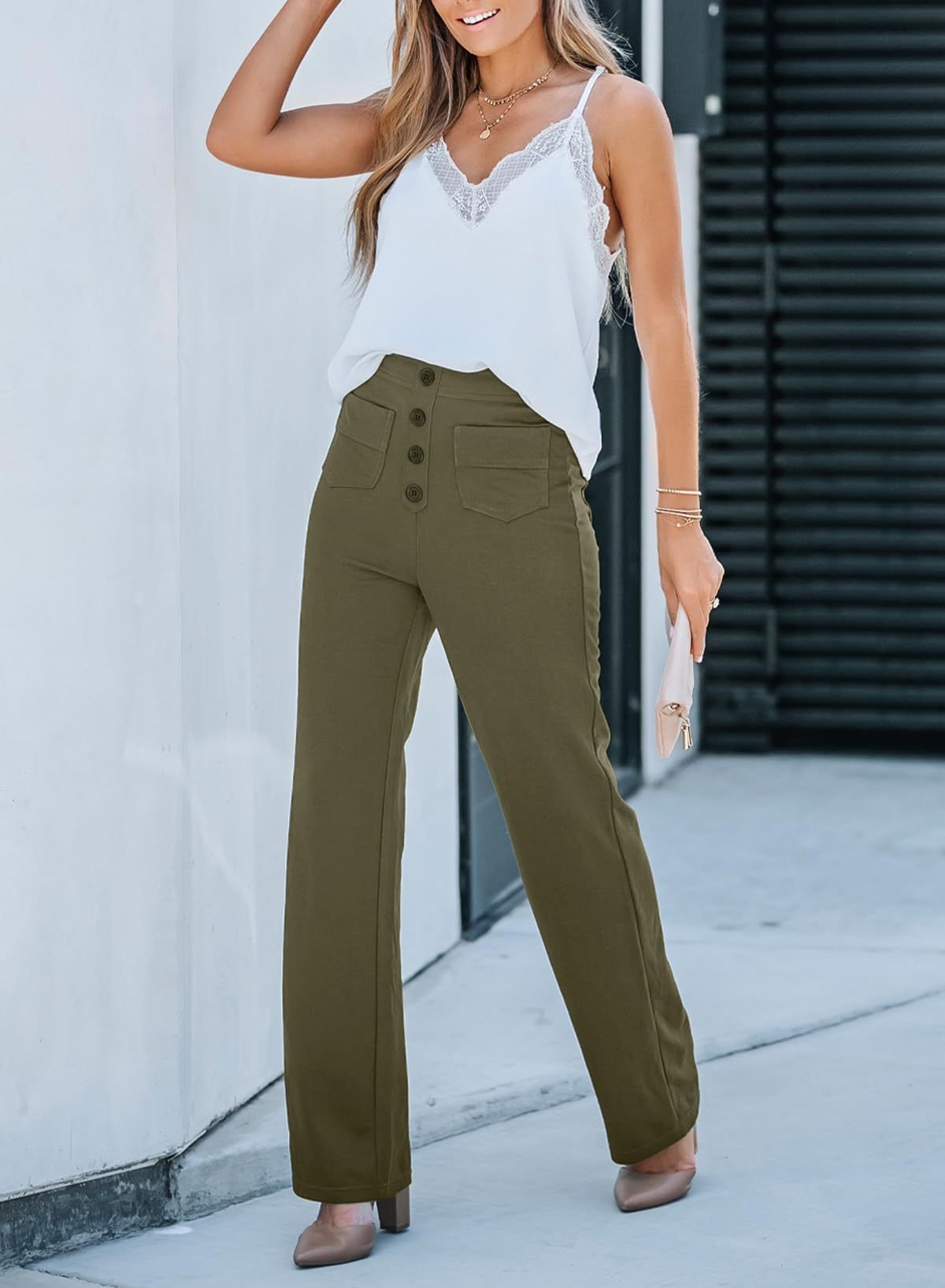 High-waisted elastic casual pants(BUY 2 FREE SHIPPING)