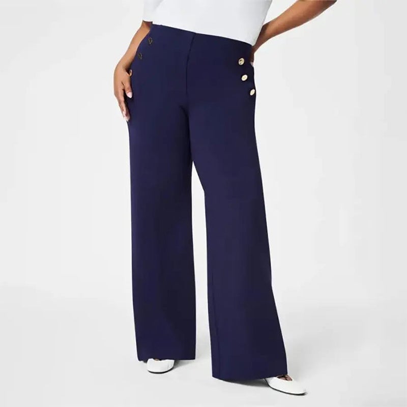 🔥Hot Sale🔥Women's Plus Size High Stretch High Waist Wide Leg Pants